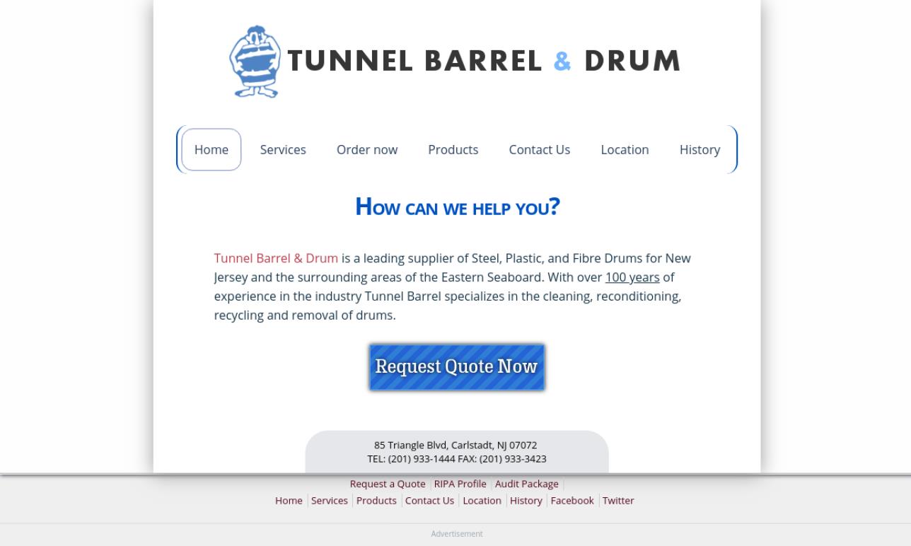 Tunnel Barrel & Drum Co.